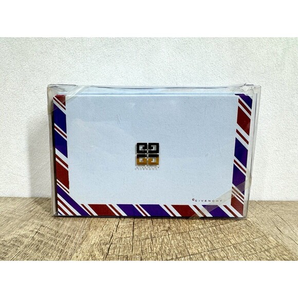 Vintage Givenchy For Brett Notecards Stationary Set 20 Envelopes 20 Cards Logo - Picture 1 of 14
